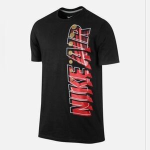 Men's Nike Air Mamba Powerflight Tagless T-Shirt Black/Gold Size Large